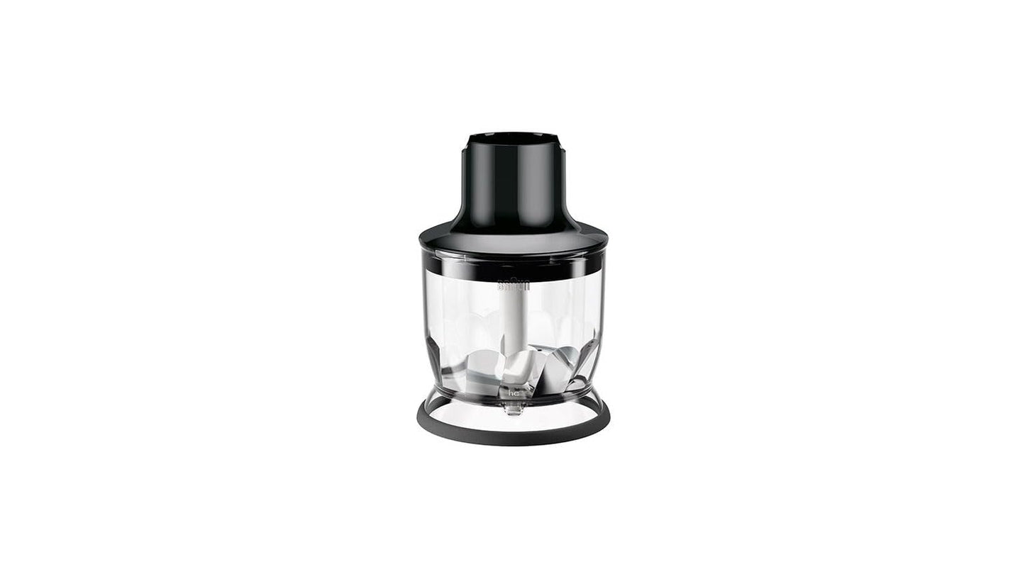 Braun MQS200BK MultiQuick Chopper Accesorio de licuadora de mano, 1.5 tazas