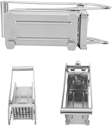 Cortador Papas Fritas Acero Inoxidable Papas Fritas Rebanador Cortador Papa Chipper Chopper Maker Papas Zanahorias Pepinos