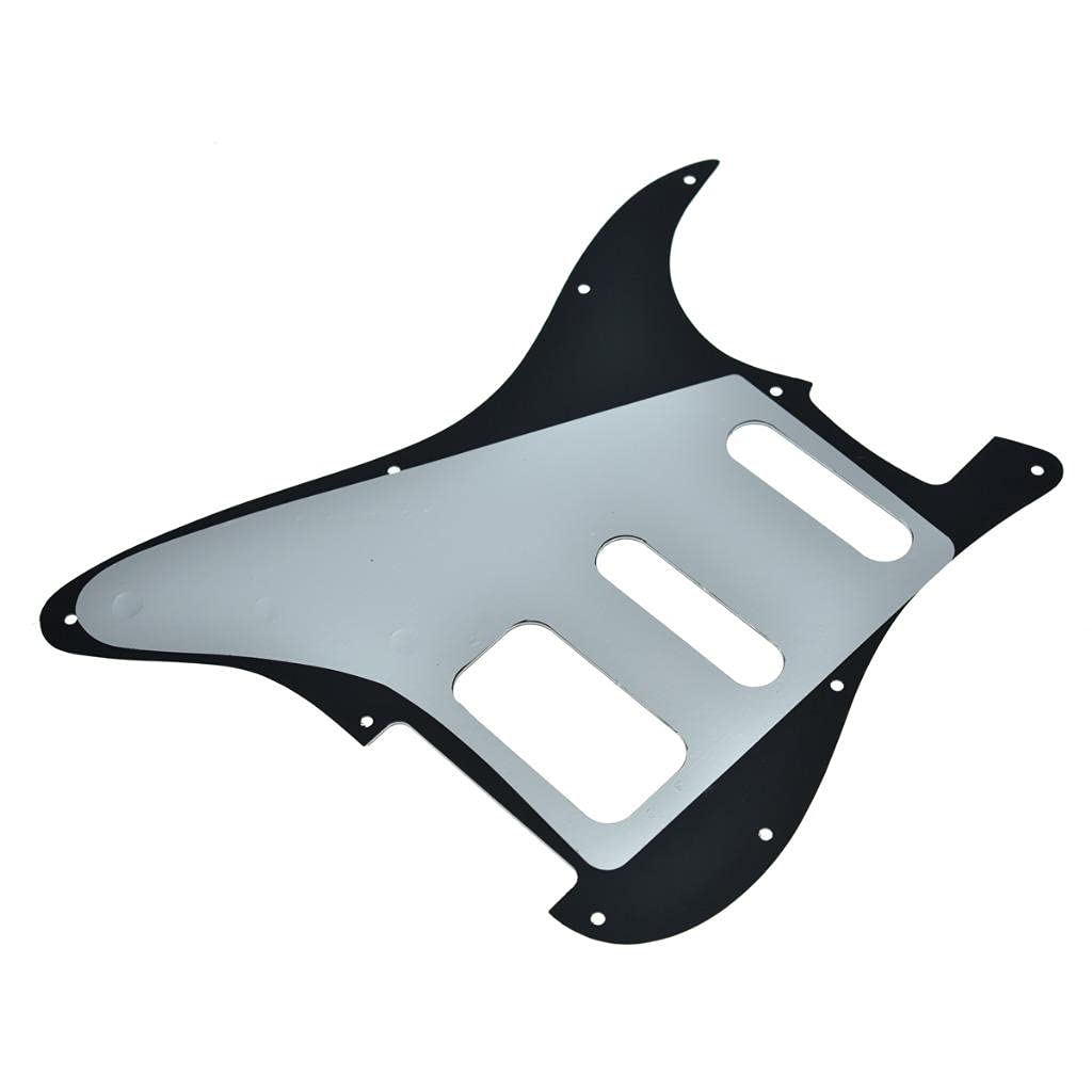 Dopro Golpeador de guitarra Strat HSS de 11 agujeros, 3 puntadas, Humbucking para American FD Stratocaster Perla de abulón