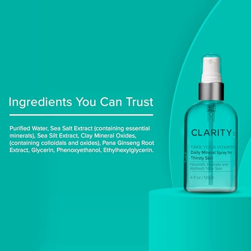 ClarityRx Vitamins Daily Mineral Spray , 4 Fl Oz (packaging may vary)