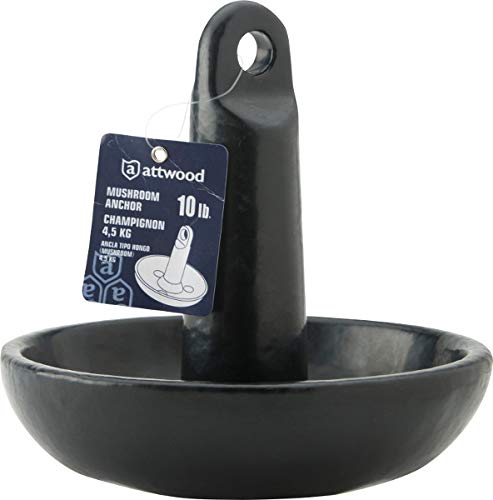 attwood Anclaje para Barco de Hierro Fundido sólido de 6,8 kg