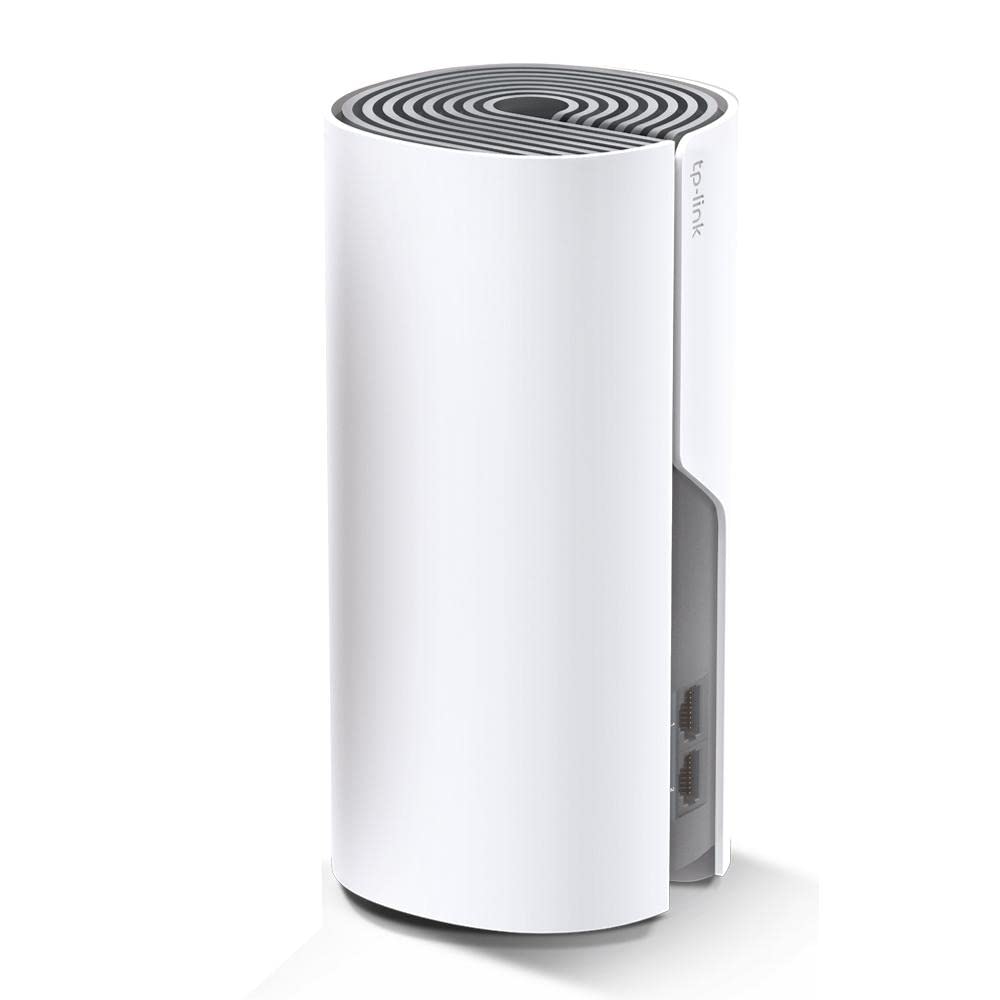 TP-Link Deco Sistema WiFi Mesh (o en malla) para todo el hogar: alcanza hasta 867 Mbps, itinerancia sin interrupciones, cobertura de hasta 2800 pies cuadrados.Funciona con Alexa.Blanco(Deco E4 2 Pack)