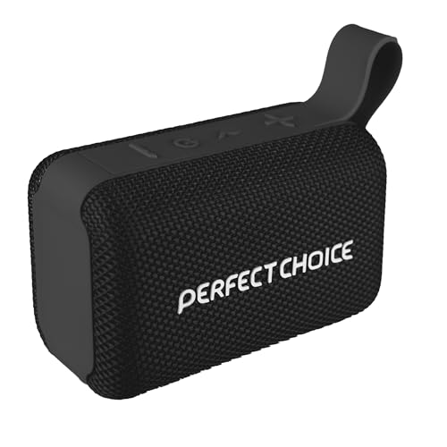 PERFECTCHOICE Bocina Portátil Inalámbrica 35h de Reproducción Sugary (Negro)