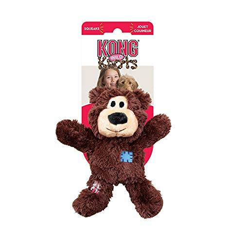 Kong Wild Knots Bear Juguete para perro, colores variados, Variados, Mediano/Grande
