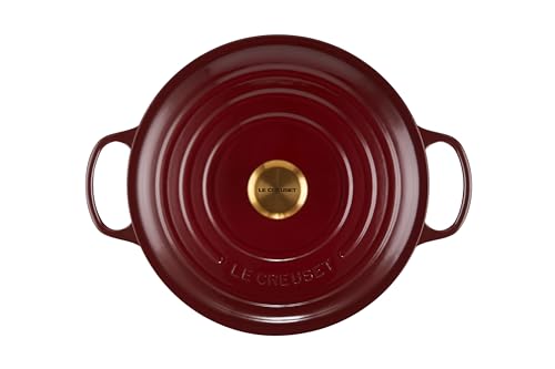 Le Creuset Horno holandés redondo de hierro fundido esmaltado, 7.25 cuartos de galón, Rhone'