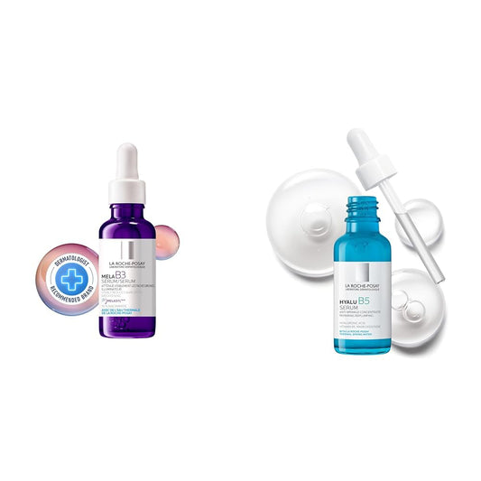 La Roche Posay. Hyalu B5 Serum Facial de Acido Hialuronico con Vitamina B5 Puro 30 ml + Mela B3 Serum Antimanchas 30ml