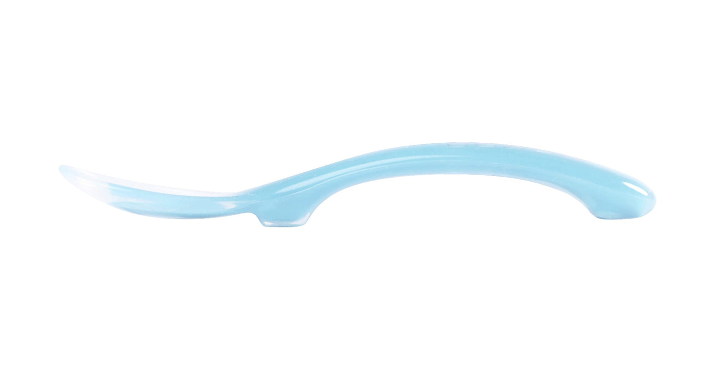 BEABA Cucharas de silicona de segunda etapa para bebés que se alimentan solos, las cucharas de silicona de punta blanda originales, sin ftalato de plomo BPA ni plástico, gran juego de regalo (paquete de 4) (salvia)