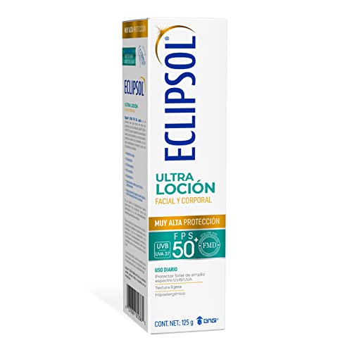 Loción Protector Solar FPS50+ Eclipsol Ultraligera Resistente al Agua