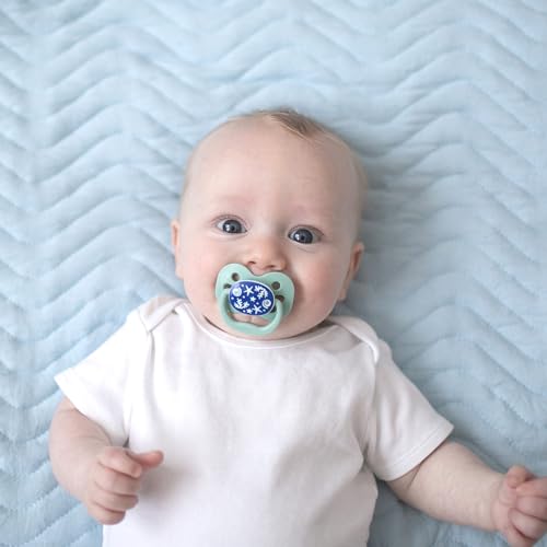 Chupetes Stage 1 Dr. Brown's Azul Resplandor en la Oscuridad 0-6 Meses