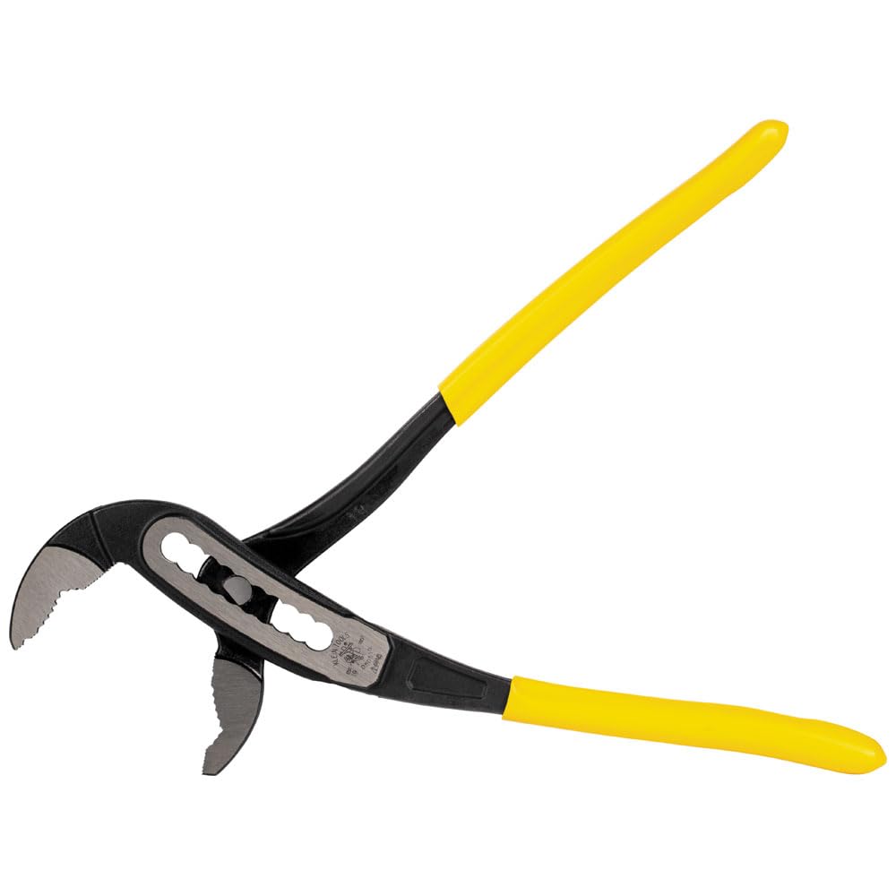 Klein Tools D5052KIT - Juego de alicates clásicos de bomba Klaw de 2 piezas, alicates de bomba de 7 pulgadas y 10 pulgadas, diseño compacto con mordaza en V y dientes endurecidos para un par máximo