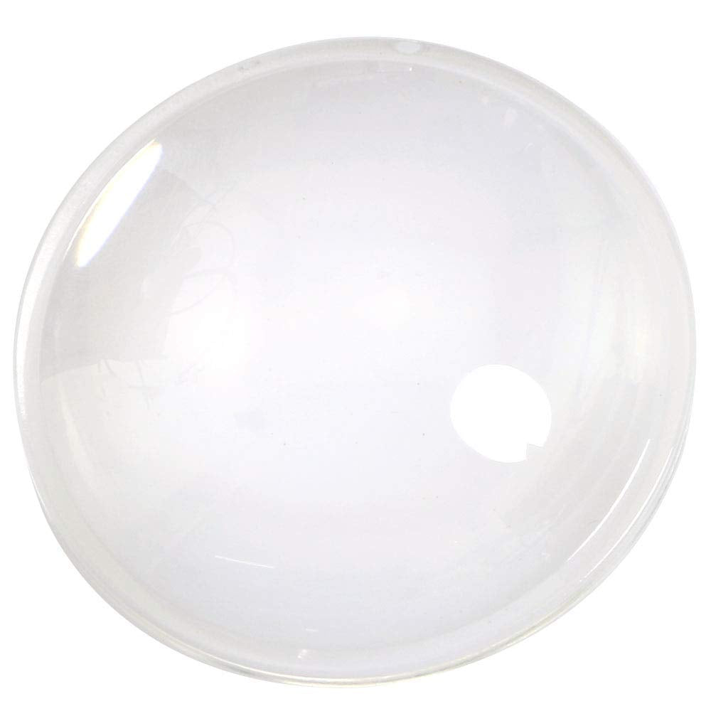MEETOOT 1 juego de lentes de 120 grados de 44 mm + carcasa de base reflectora de 50 mm + soporte fijo para lámpara LED de 20 W-100 W, kit de copa reflectora LED