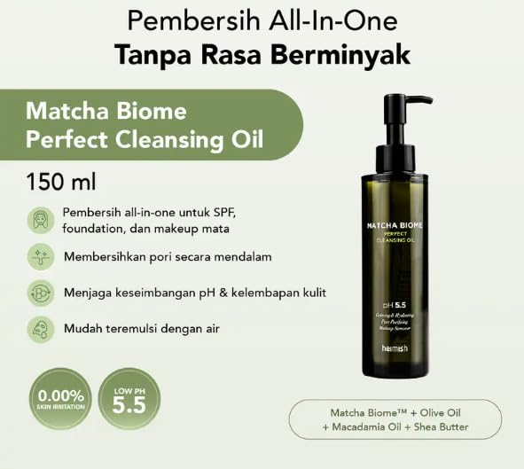 Heimish Matcha Biome Perfect Cleansing Oil