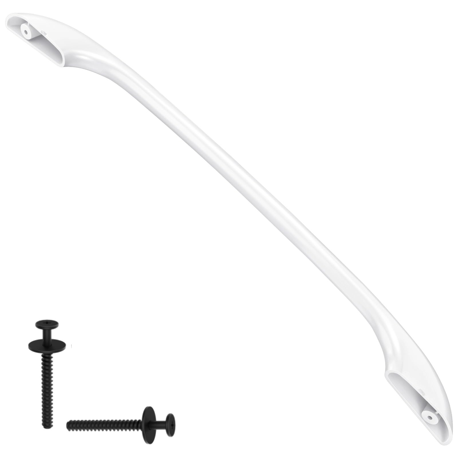LXun 316443601 - Manija de puerta de horno mejorado - Compatible con Kenmore, Electrolux, Frigidaire - Mango de estufa eléctrica - Viene con 2 tornillos