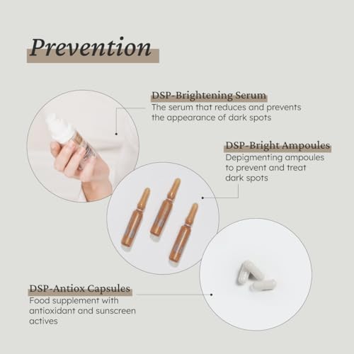 MartiDerm Pigment Zero DSP Bright Ampolletas Faciales Despigmentantes. Solución facial reduce y previene las manchas. Vitamina C -Tech + Ácido Tranexámico - 30 ampolletas