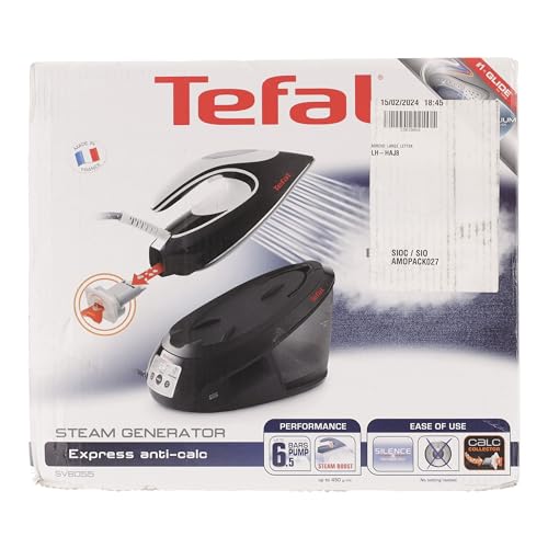 Estación de Planchado de Vapor Tefal Express Anti-Calc Negro Blanco 2800 W 1.8 L