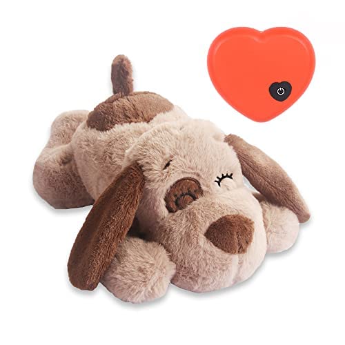 Beverly Shark Puppy Heartbeat Toy Dog (marrón)