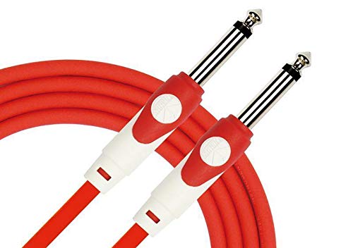 Cable para Instrumento Kirlin Rojo Profesional de 6 Metros