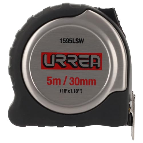 Flexómetro de Acero Inoxidable Urrea 5 m X 30 mm