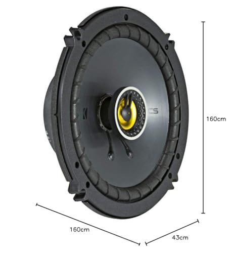 Bocinas Estéreo Coaxiales Kicker 46CSC654 6 1/2 Pulgadas Audio para Auto
