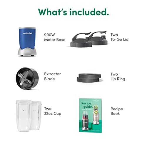 Extractor de Nutrientes NutriBullet Pro Azul Cobalto 900 W 13 Piezas