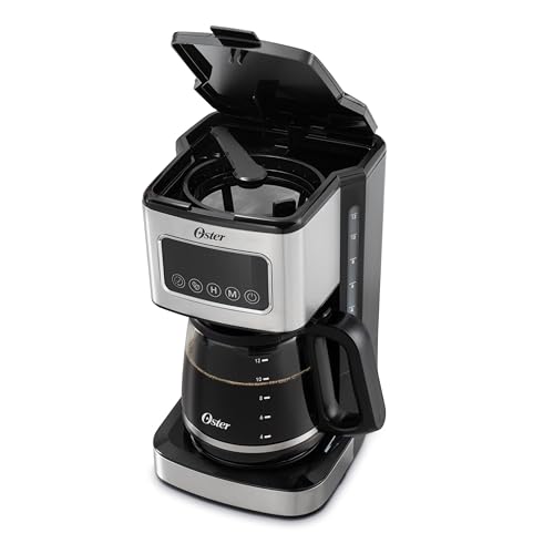 Cafetera de Goteo Programable Oster Negra con Pantalla Táctil