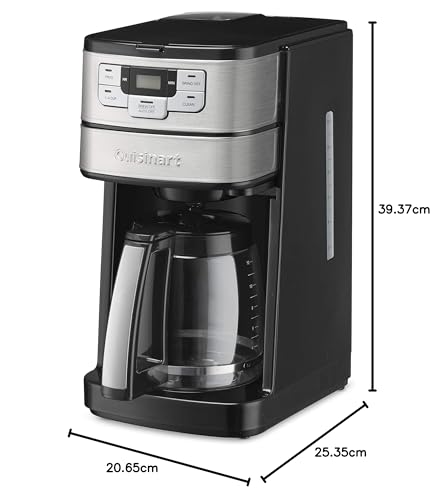 Cuisinart Cafetera con molino 12 tzs Jarra de vidrio
