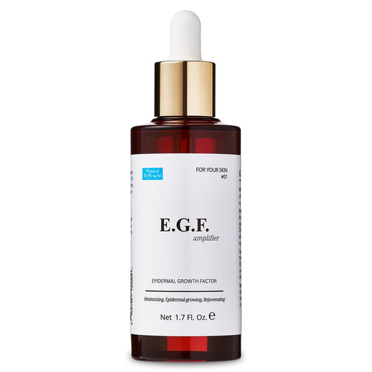 Suero EGF con factor de crecimiento epidérmico, 1,7 onzas líquidas/50 ml, ingredientes cosméticos para el suero facial, suero para la piel, factor de crecimiento EGF coreano, EGF, abundante después