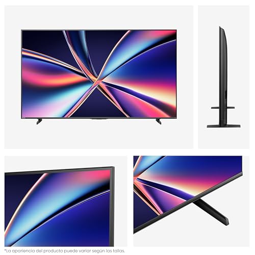 Hisense Television QD7QFM (último Modelo) Pantalla 55 Pulgadas,Mini-LED Smart Fire TV UHD 4K,Control Remoto por Voz con Alexa,Hi-View AI Engine,Modo de Juego Plus,Dolby Vision·Atmos