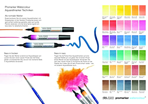 Marcador de Acuarela de Doble Punta Winsor & Newton Rojo Cadmium Red Pale Hue