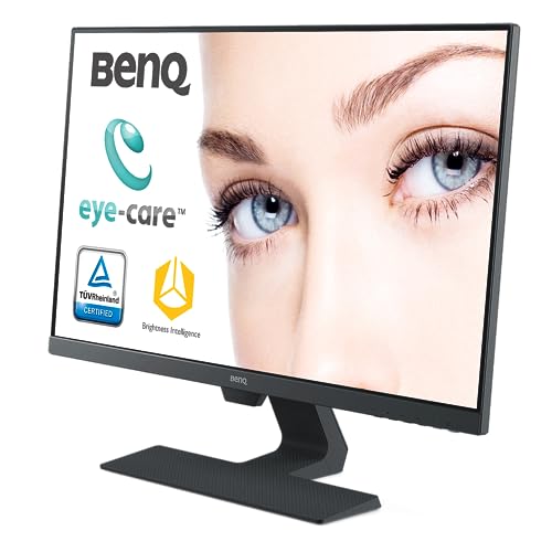 BenQ Monitor LED 27 pulgadas FHD 1080p Eye-Care ( GW2780 ), 1920x1080 IPS, Brightness Intelligence, Low Blue Light, Flicker-free, Bisel Ultra Delgado, Sistema de Administración de Cable, HDMI