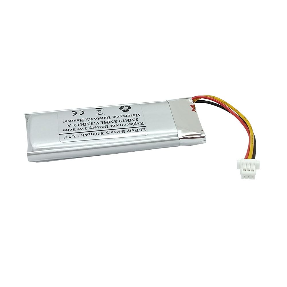 Batería de Repuesto STARTONG para Sena SMH10 SMHEV SMH10A 800 mAh 3,7 V para Motocicleta Auriculares Bluetooth Casco