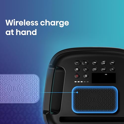 Hisense Ultimate - Altavoz inalámbrico para Fiesta Exterior e Interior con subwoofer, 2.0 CH, 300 W, IPX4 Impermeable, batería de Larga duración, Bluetooth5.0, Modo DJ y Karaoke (HP100)