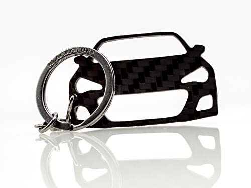 BlackStuff Llavero de fibra de carbono compatible con BRZ BS-824