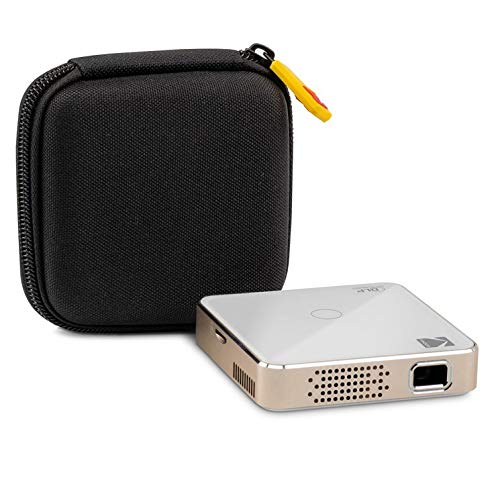 KODAK Luma 75 Proyector de bolsillo - Proyector de película portátil con altavoz integrado para el hogar y la oficina HDMI, USB, con funda de viaje EVA