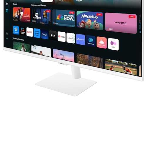 SAMSUNG Monitor inteligente FHD de 32 pulgadas M5 (M50D) Series con transmisión de TV, altavoces, HDR10, hub de juegos, múltiples puertos, rastreador de entrenamiento, herramientas de accesibilidad de