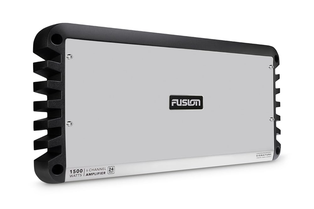 Fusion SG-24DA61500 Signature Series - Amplificador marino de 6 canales de 24 voltios, 840 vatios RMS