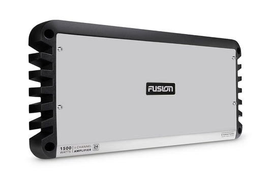 Fusion SG-24DA61500 Signature Series - Amplificador marino de 6 canales de 24 voltios, 840 vatios RMS