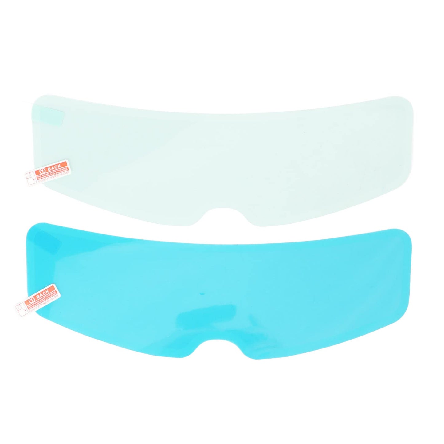 Película para Lentes de Casco Universal Alta Transparencia Impermeable 2 Piezas para Motocicleta