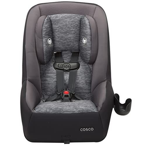 Cosco Mighty Fit 65 DX Convertible Car Seat, Heather Onyx Gray