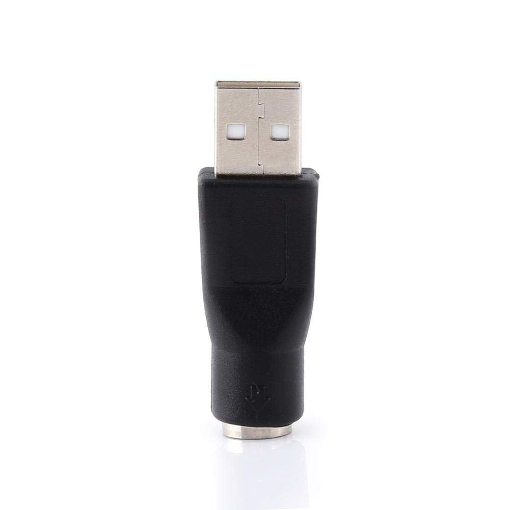 Adaptador USB 2.0 Diydeg Verde Macho a PS/2 Hembra para PC Teclado y Ratón