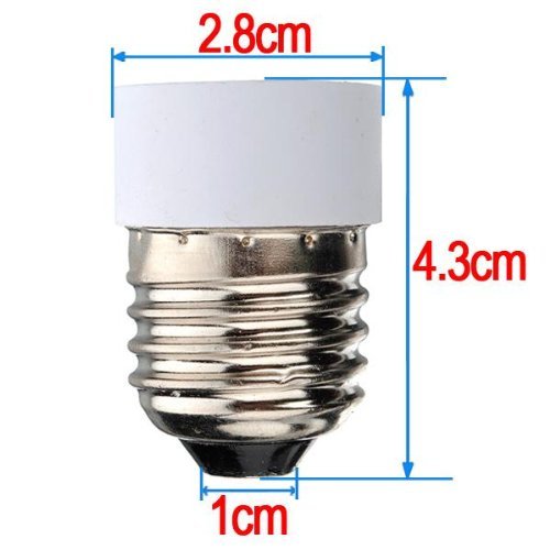 Fineled 6pcs Generic E26 E27 Socket To E14 Base Screw Led Light Lamp Bulb... New