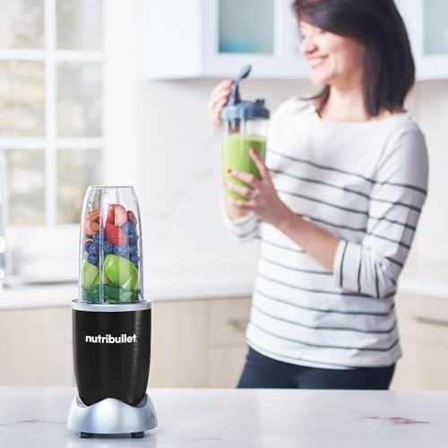Licuadora NutriBullet Pro Negro Inoxidable Conjunto Exclusivo