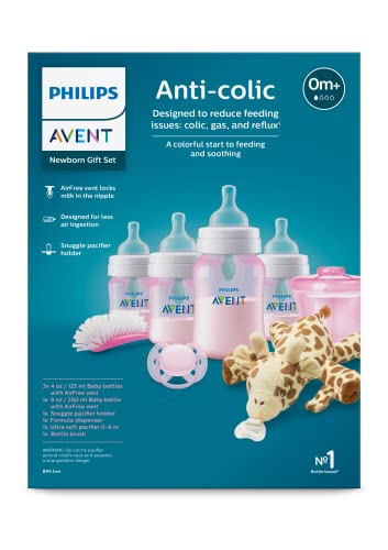 Biberón Anticólico Philips Avent Rosa para Recién Nacido