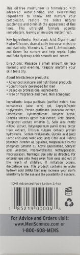 MenScience Androceuticals Advanced Lotion - Loción facial, 3.4 fl. oz