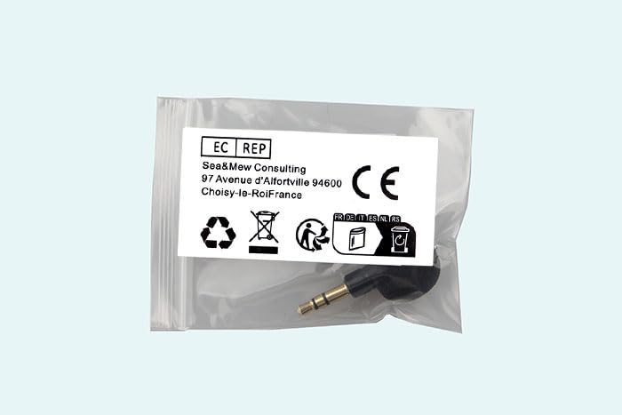 Mini Micrófono Estéreo Plug and Play Compatible con Teléfonos Móviles Negro de 3,5 mm para Grabación con Cancelación de Ruido