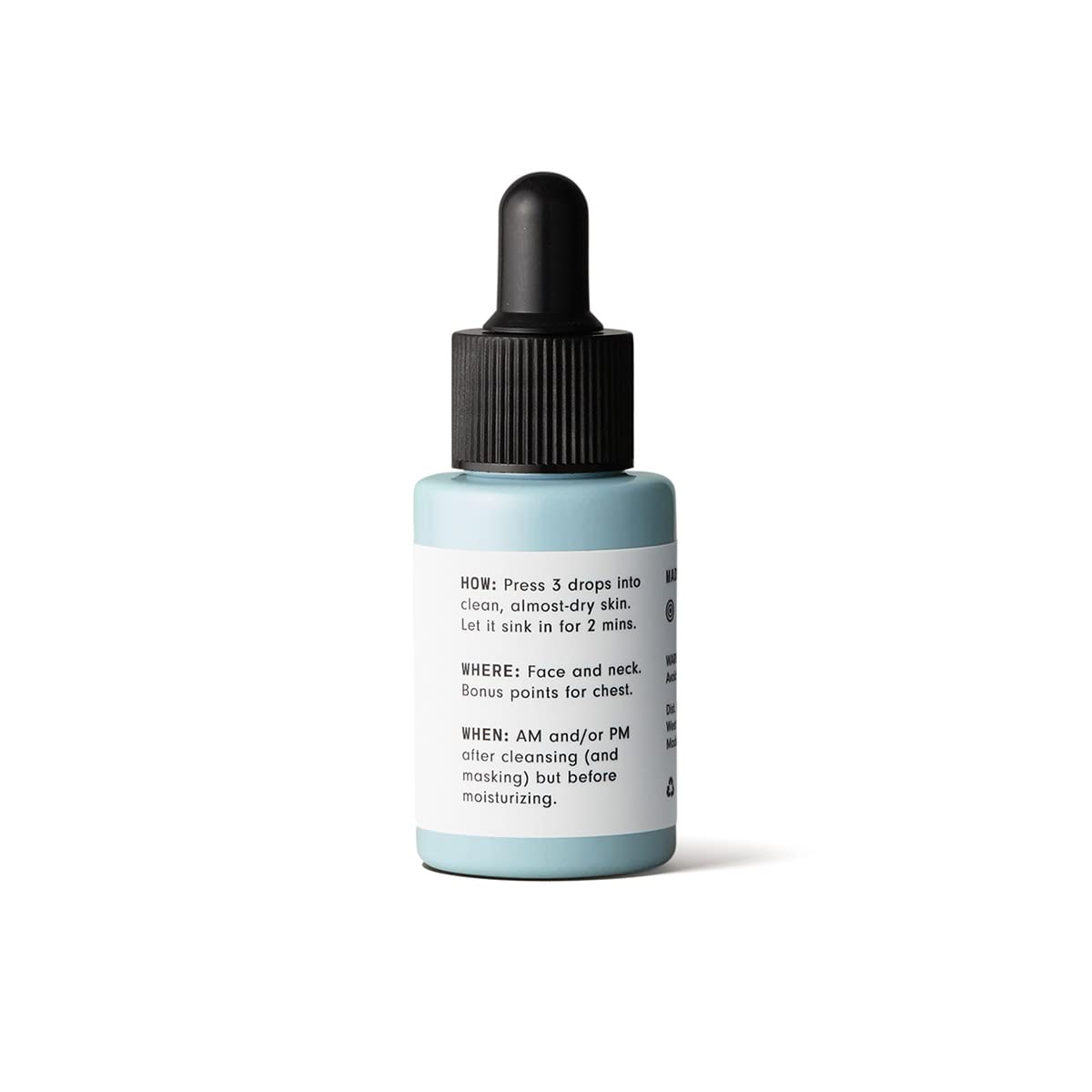 Versed Just Breathe Sérum facial aclarante 1 fl oz. Formulado con extracto de corteza de sauce, niacinamida y zinc, libre de crueldad, sin parabenos y vegano. Elige tu tratamiento facial (suero clarificante)