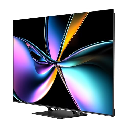 Hisense Television U7QG Pro(Modelo 2025) Pantalla 55 Pulgadas,Mini-LED Pro Smart Google TV UHD 4K,Control Remoto por Voz con Alexa,Modo de Juego Ultra de 165 Hz,Hi-View AI Engine Pro