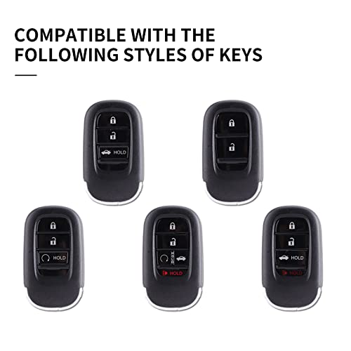 SK CUSTOM Funda protectora de TPU para llave inteligente compatible con Hyundai Nexo Sonata 3 4 botones sin llave