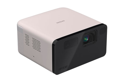 Proyector Láser Inteligente Epson EpiqVision Mini EF21 Rosa con Google TV y Altavoces Estéreo