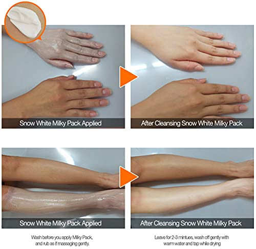 Secret key Snow White Milky Pack 200g No package / Korea cosmetic by Secret Key